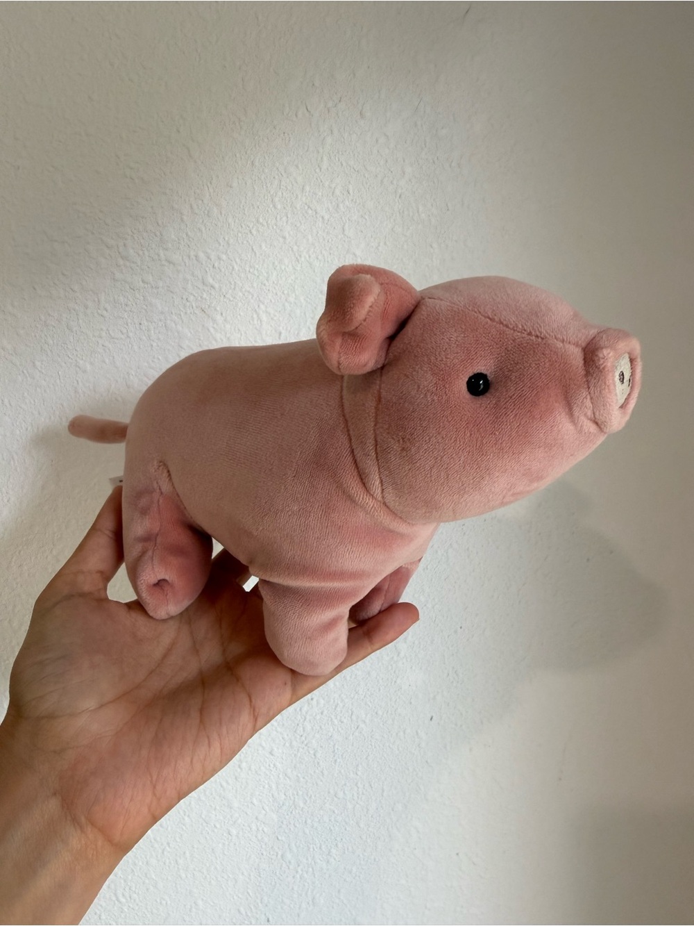 Jellycat Mellow Mallow Small Pink Pig Soft Velvety Plush Stuffed Toy